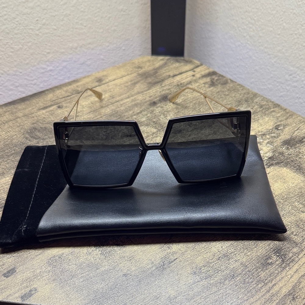 Dior Black Square Sunglasses